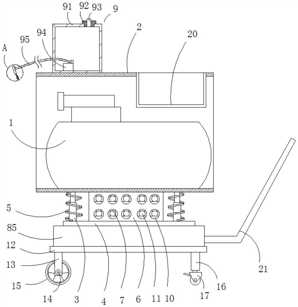 Explosion-proof foam fire extinguishing equipment