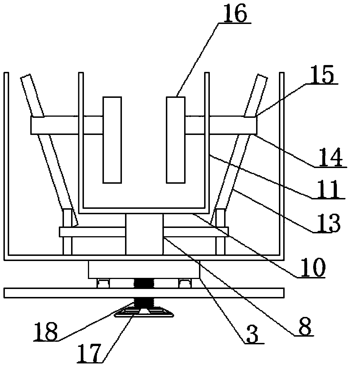 Pipe blanking clamping tool