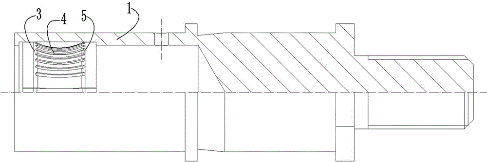 Conductive spring for pins of power connector