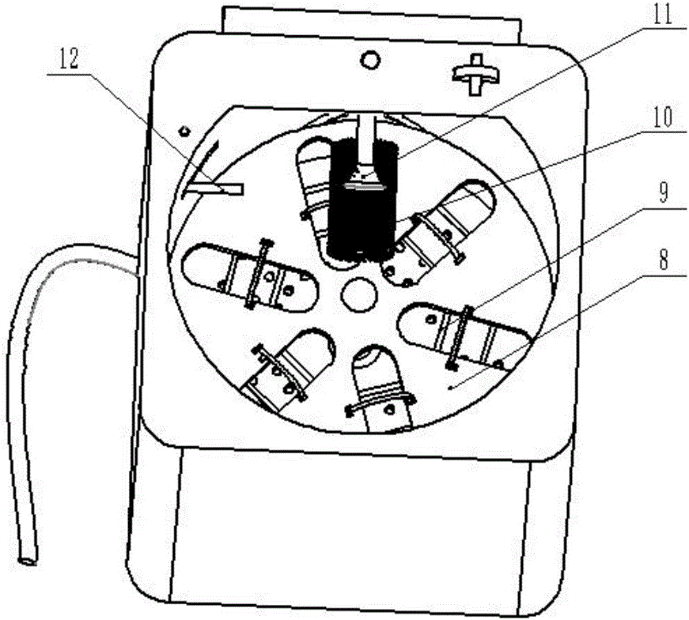 Cleaning device for shoes