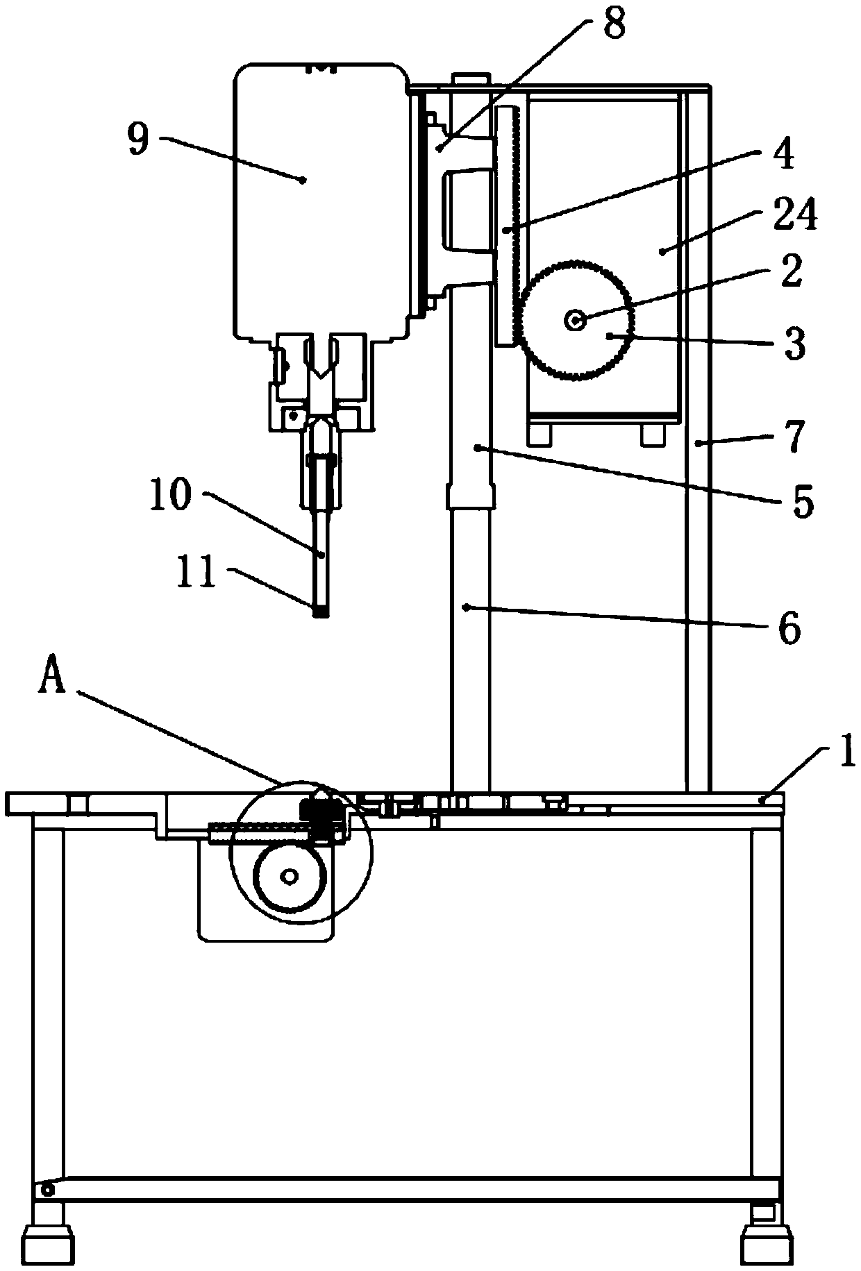 Automatic knife binding machine