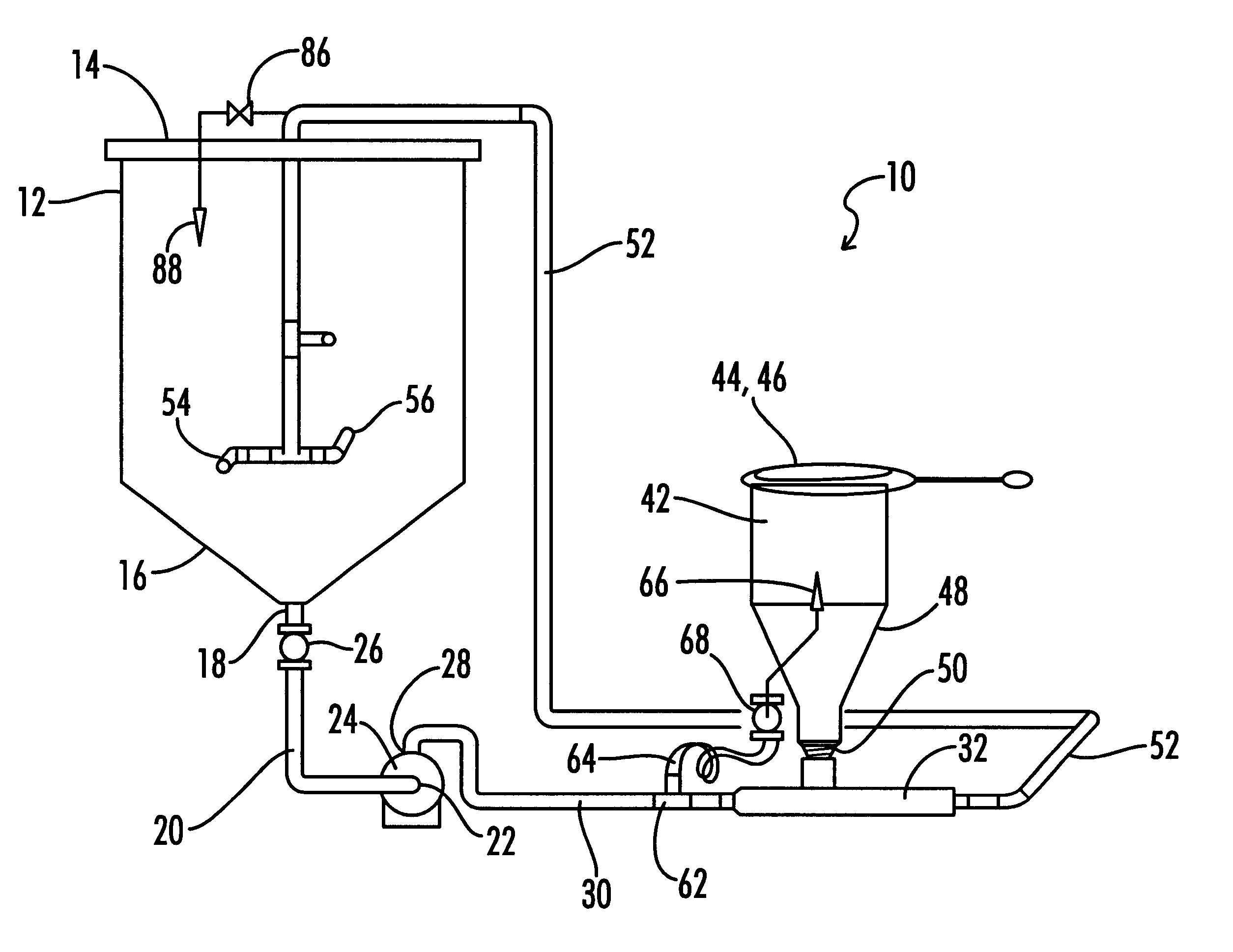 Centralized bicarbonate mixing system