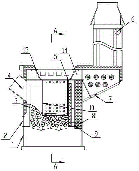 Coke particle clean combustion stove