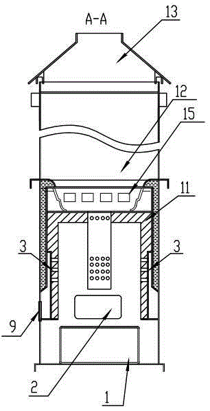 Coke particle clean combustion stove