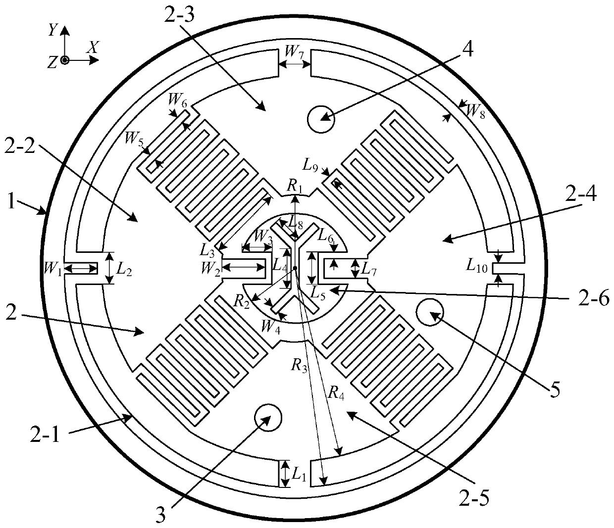 Graphene annular loop fan-shaped loading patch-based implantable circularly polarized antenna