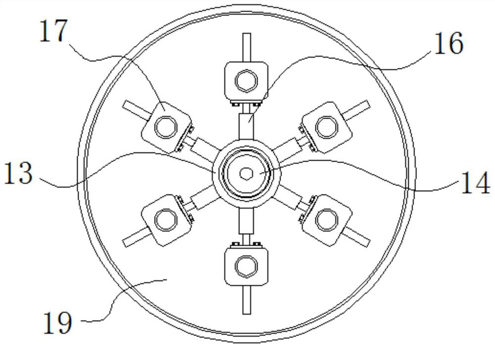 Grinding device with protection structure for alloy saw blade machining