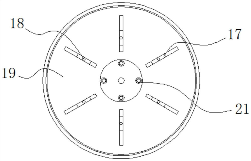 Grinding device with protection structure for alloy saw blade machining