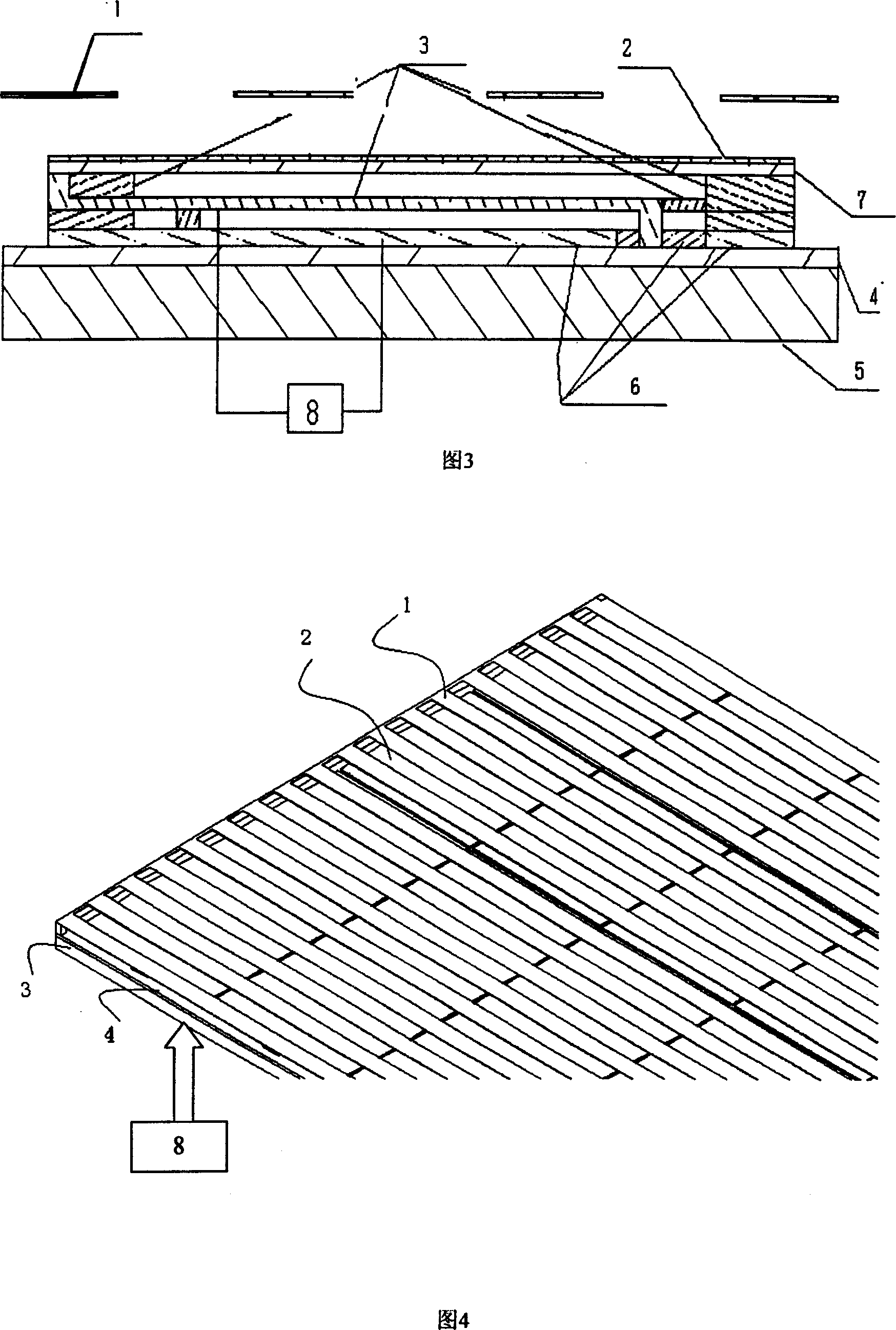 Raster optical modulator with translational reflective mirror and array thereof