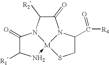 Opioid metallopeptide compositions and methods