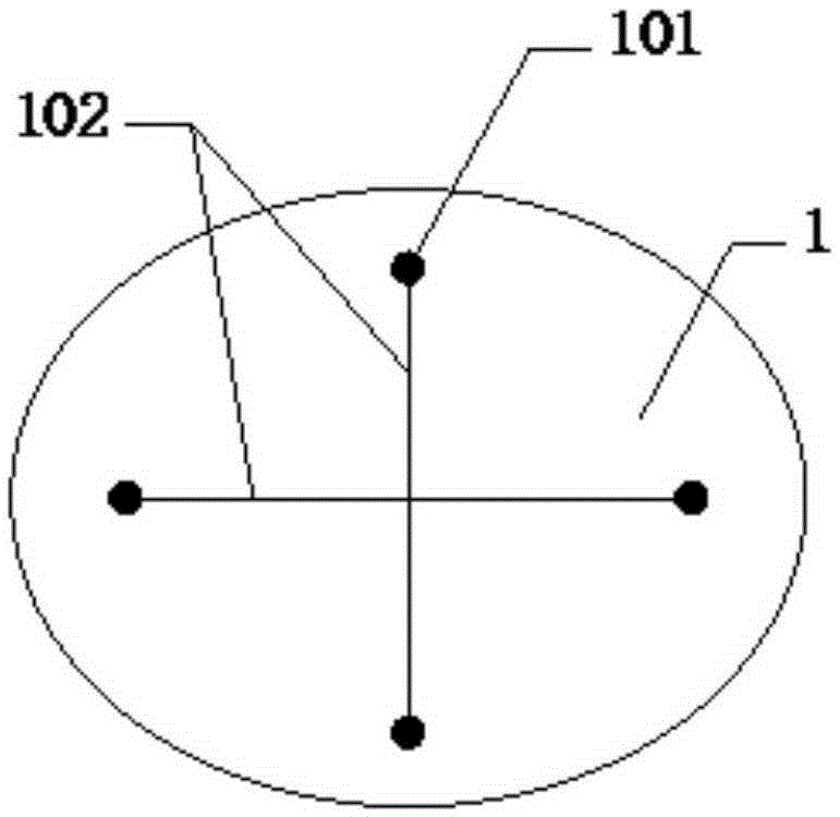 A pre-embedded slab for steel pipe column pedestal by hole pile method and its construction method