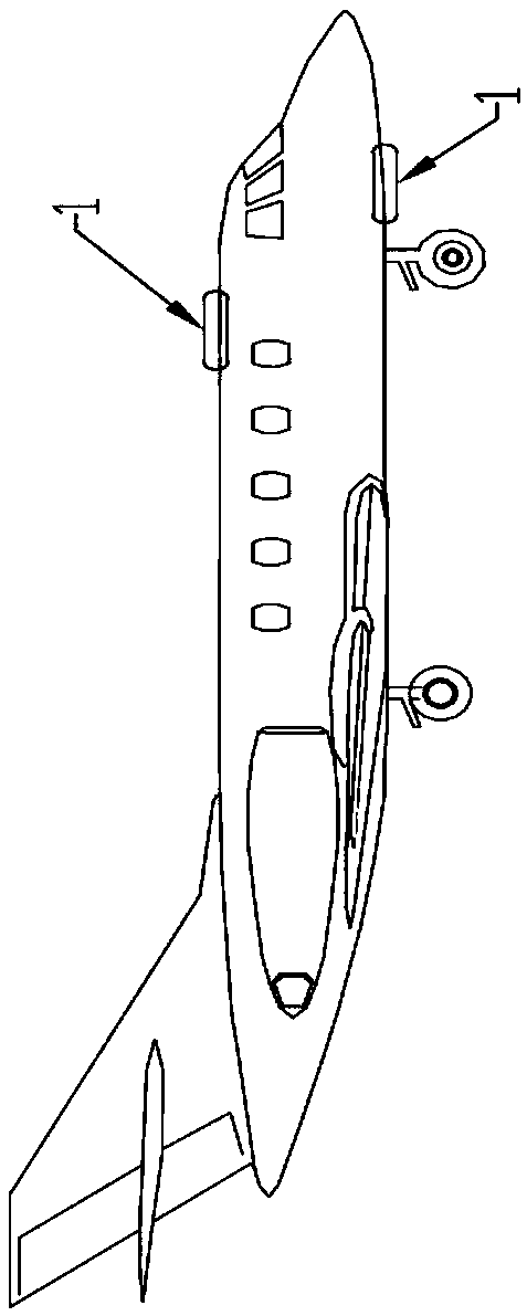 Secondary radar radio-frequency transceiver of aircraft anti-collision system