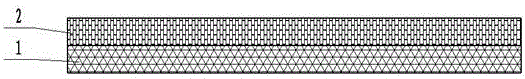 Easily-dried non-ironing shell fabric capable of multiplying siphon effect of sweat in inner layer