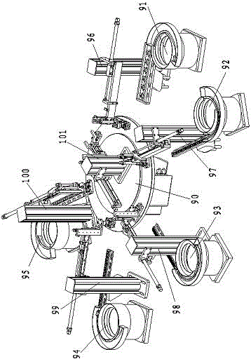 Button and top cap assembly mechanism for water heater thermal protection switch assembly machines