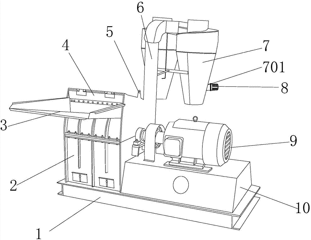 Crushing equipment for decoration material