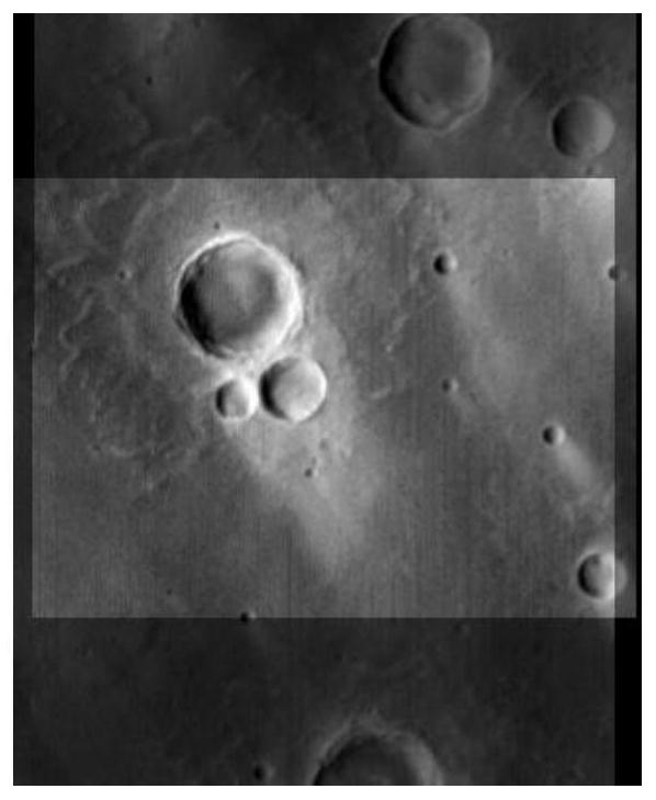 Inertial navigation assisted meteorite crater coarse-to-fine detection method