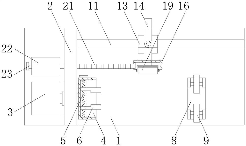 Hardware product grinding device for semi-automatic scrap treatment