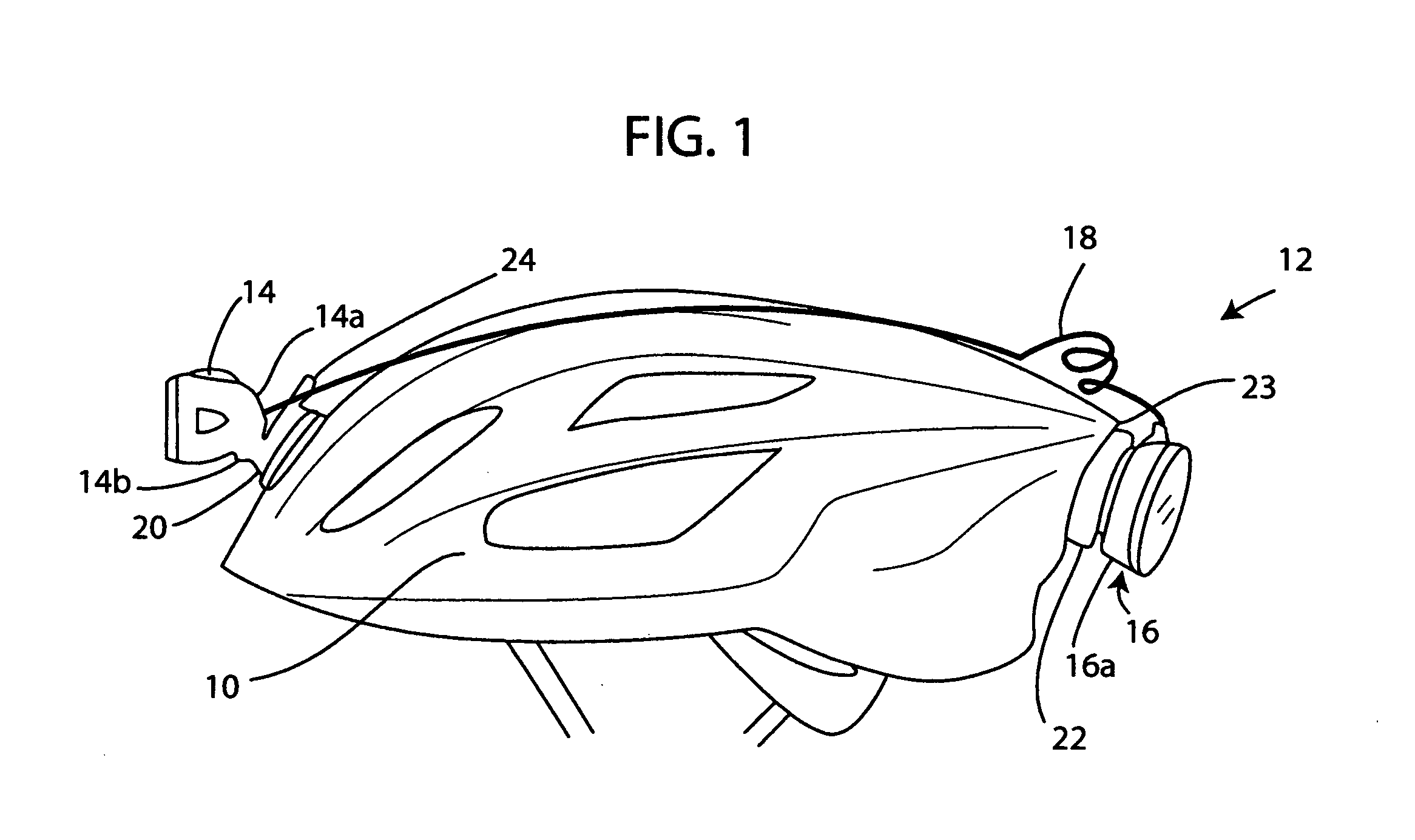 Helmet mounted bicycle lights