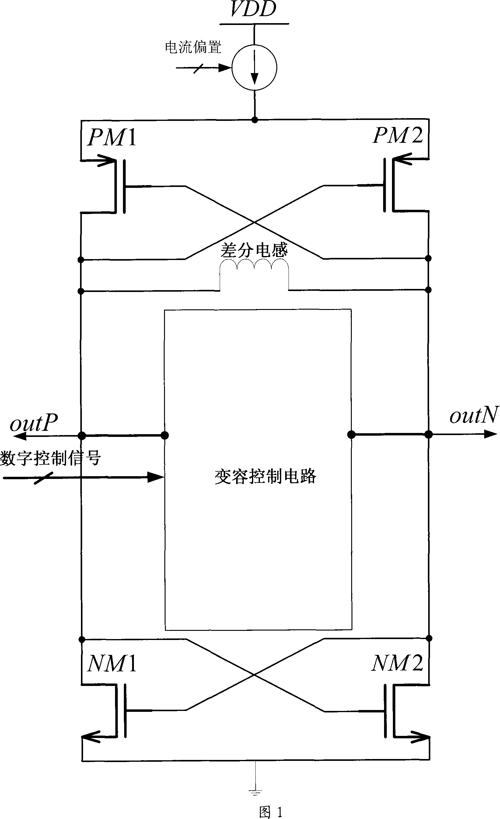 Low-noise digital control LC oscillator using the back-to-back serial MOS varactor