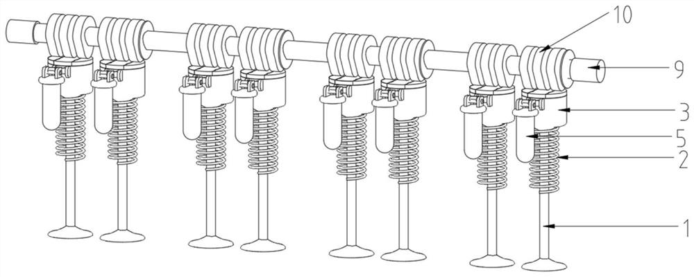 Variable valve structure of internal combustion engine