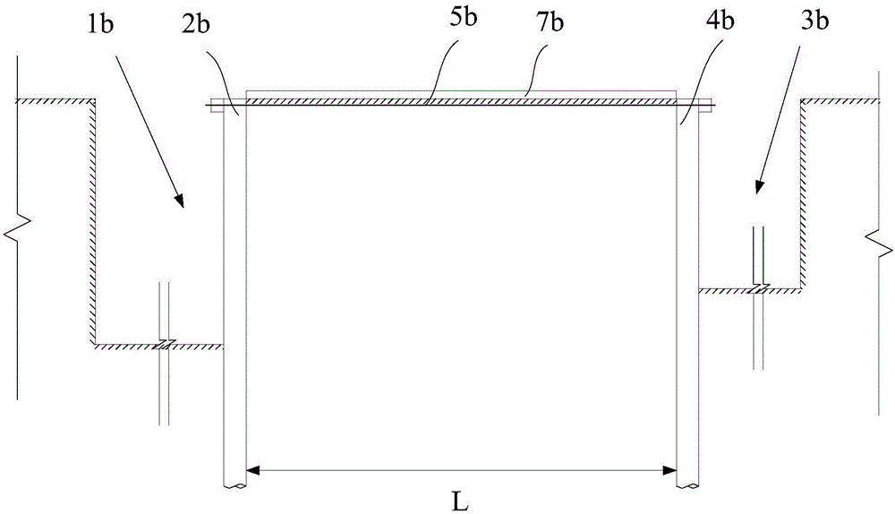 Construction method of horizontal counter-pulled anchor cable