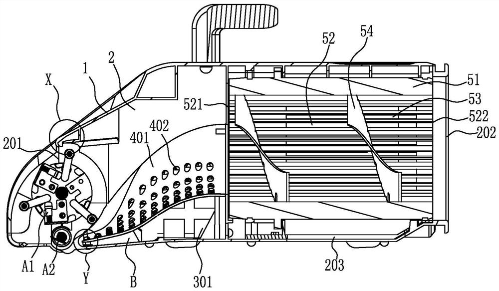 Break-off type tea-leaf picker with sorting function