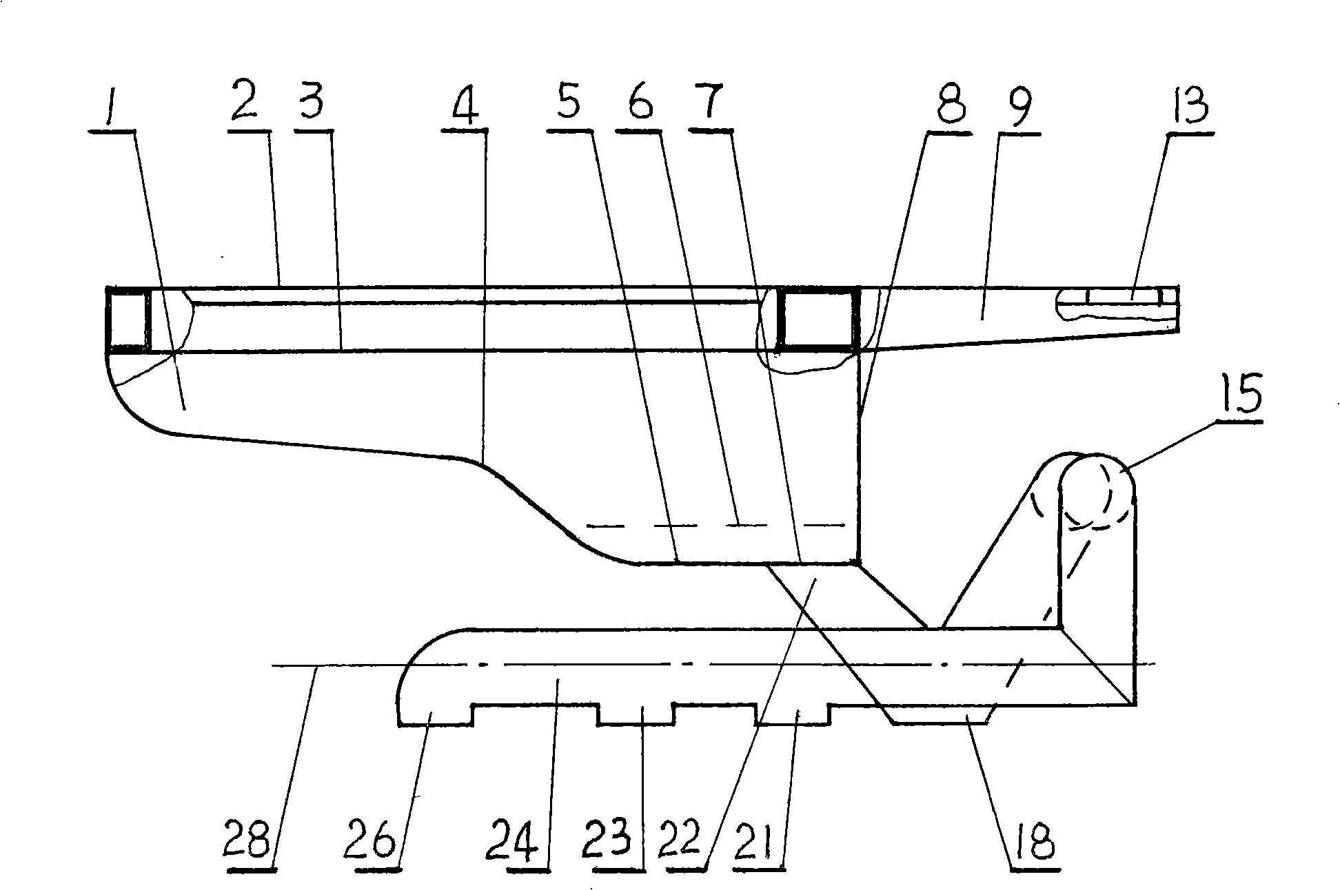 Step type bed-pan equipped with horizontal siphons