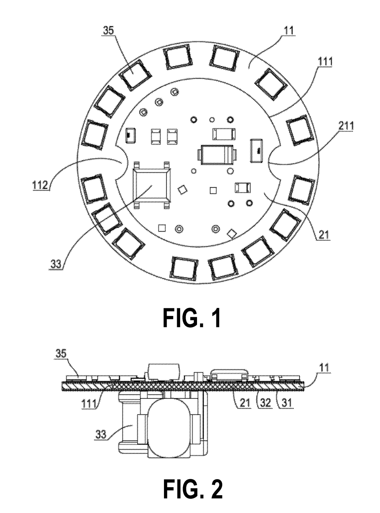 Composite type LED circuit board and manufacturing method