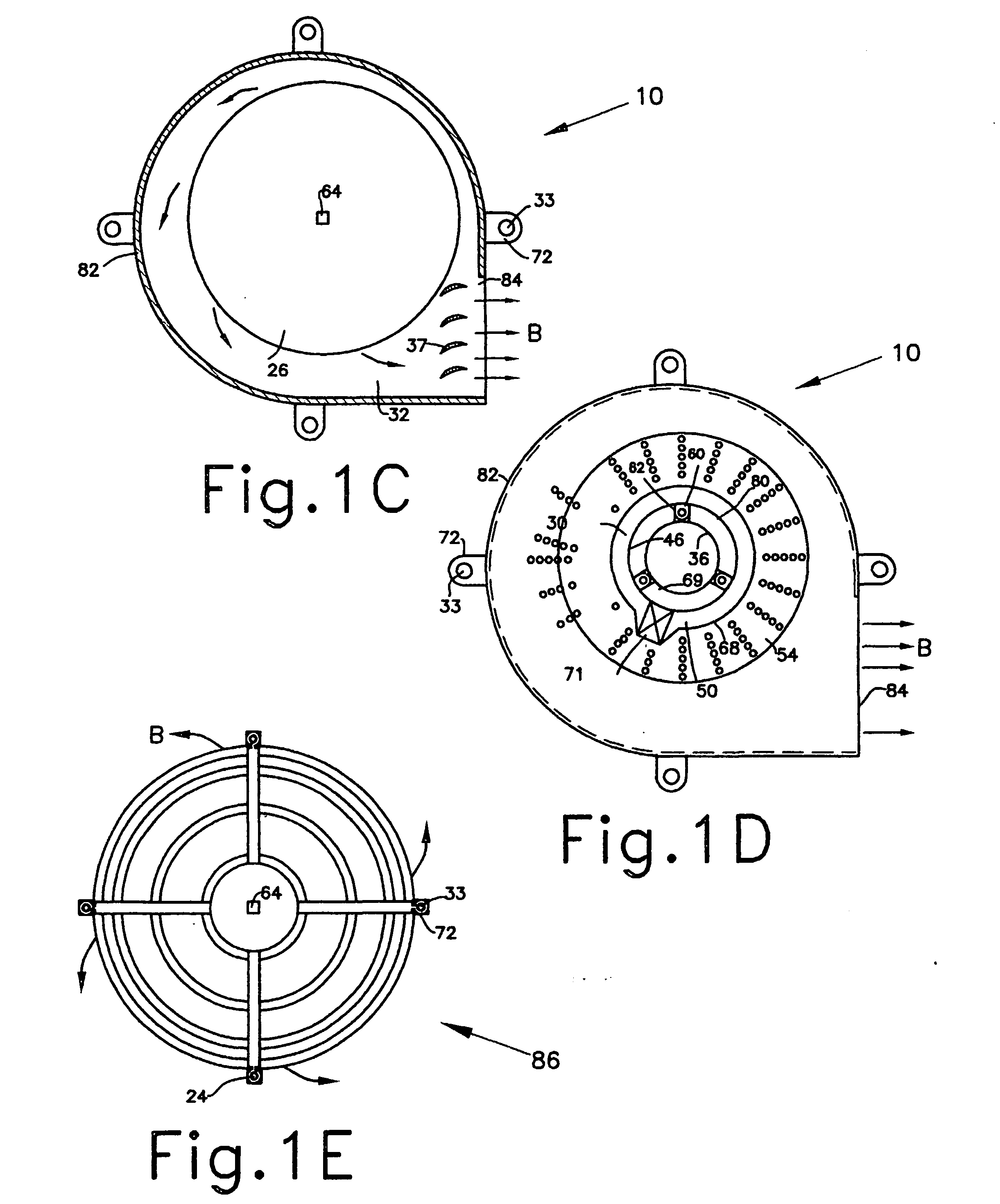 Heat-sink with large fins-to-air contact area