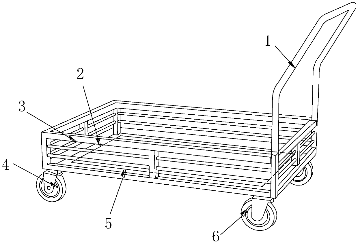 A self-leveling pesticide transport vehicle suitable for Grade III slopes