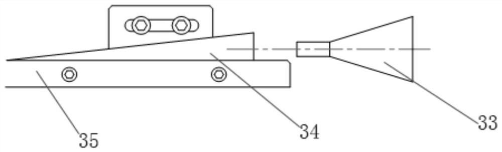 Filter stick material pre-folding and collecting device