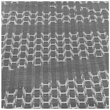 Double-layer network jacquard towel and weaving process thereof