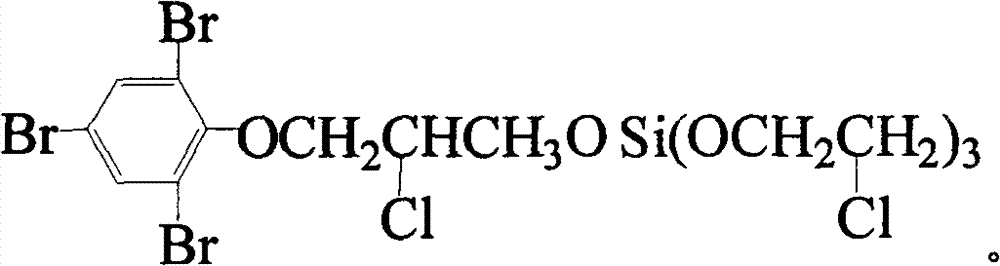 Chloro- and bromo-containing silicate flame retardant compound and preparation method thereof