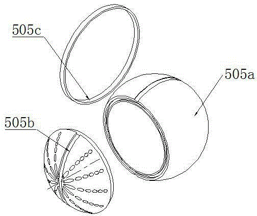 Degradable ball automatic dropping device used for unmanned plane