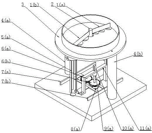 Degradable ball automatic dropping device used for unmanned plane