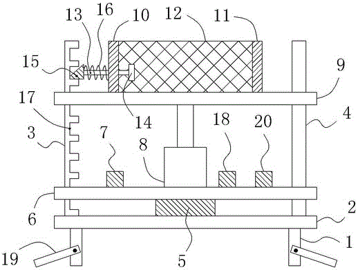 Novel lifting device for building