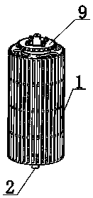 Polyvinyl chloride paste rotating stirring device for agitation tank