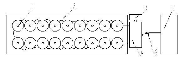 High-frequency electric sealing device for solar vacuum tubes and sealing method thereof