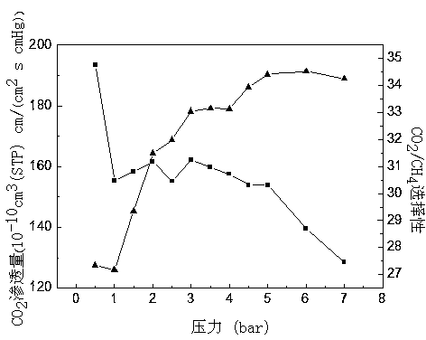 Preparation and application of polyimide-imidazole micro-capsule hybrid membrane