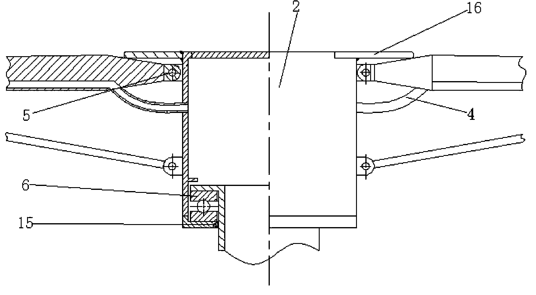 Rotary wing type high-rise life-saving equipment