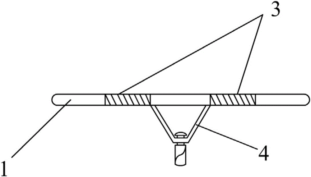 Branching device for multi-folded yarn