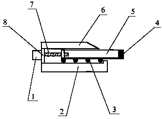 Rail train platform expansion footboard device