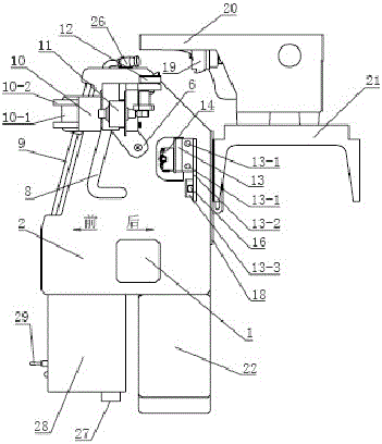 A separate bobbin thread changing device for a multifunctional embroidery machine