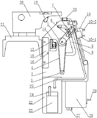 A separate bobbin thread changing device for a multifunctional embroidery machine