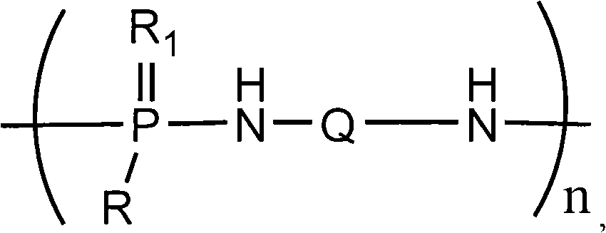 Phosphorus-containing and nitrogen-containing expansion type flame-retardant polymer and preparation method thereof