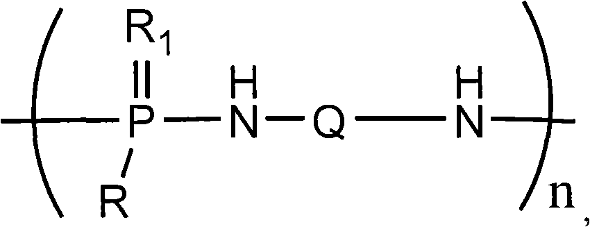 Phosphorus-containing and nitrogen-containing expansion type flame-retardant polymer and preparation method thereof