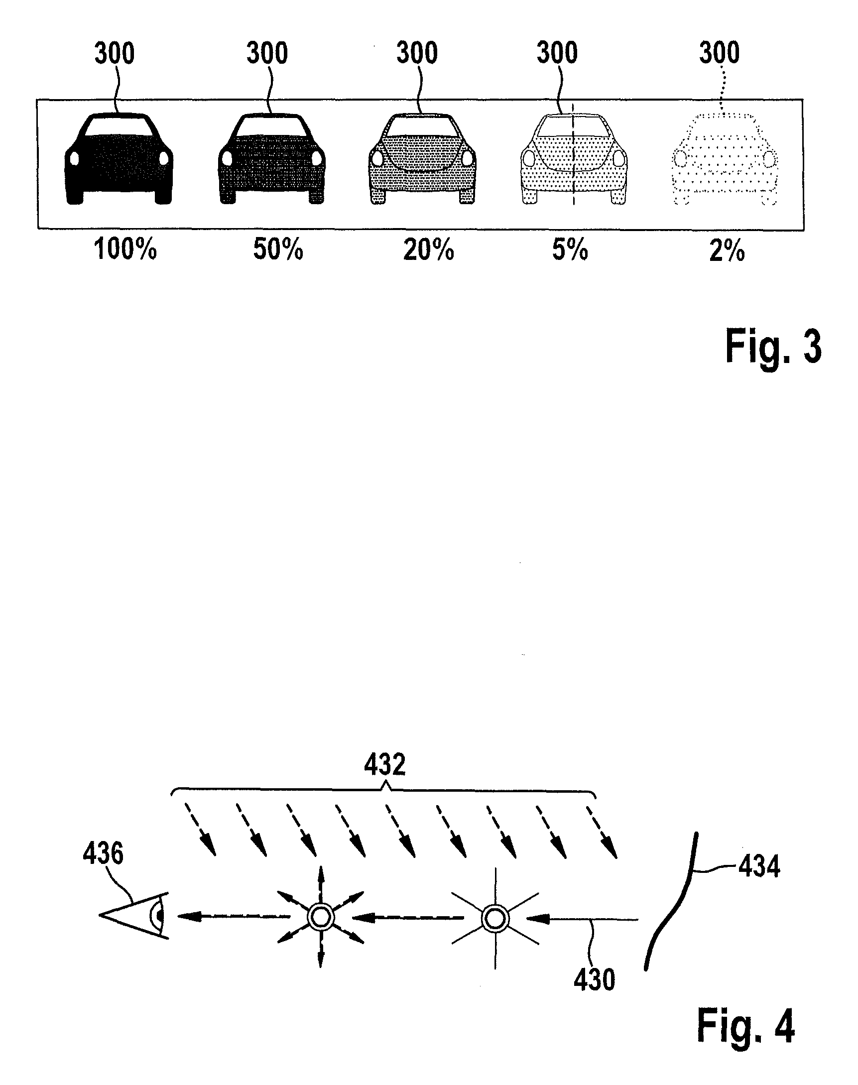 Method and device for image-based visibility range estimation