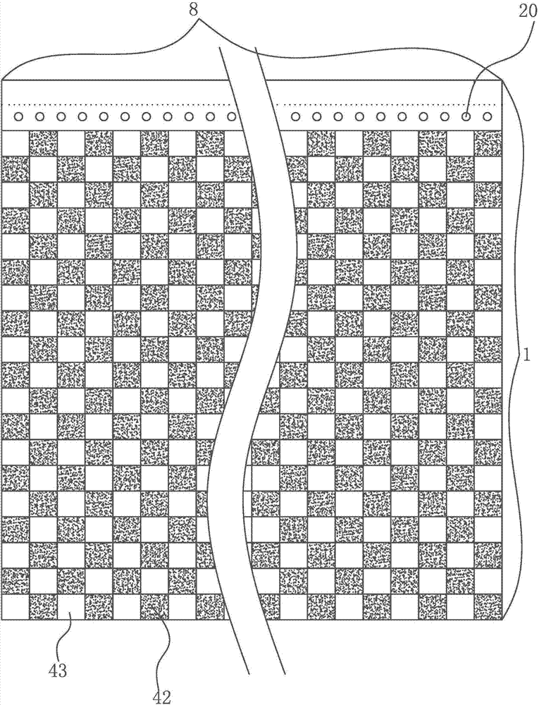 Winding type storage battery equipped with continuous tab symmetrical mixed electrode capsule-film safety valve