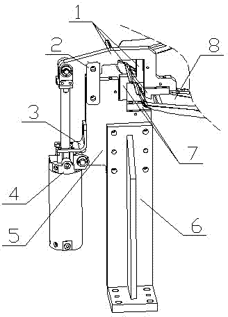 Pneumatic clamp pressing mechanism for automotive body welding