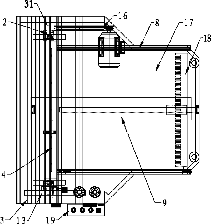 Copper and aluminum separating equipment of waste air conditioner heat exchanger