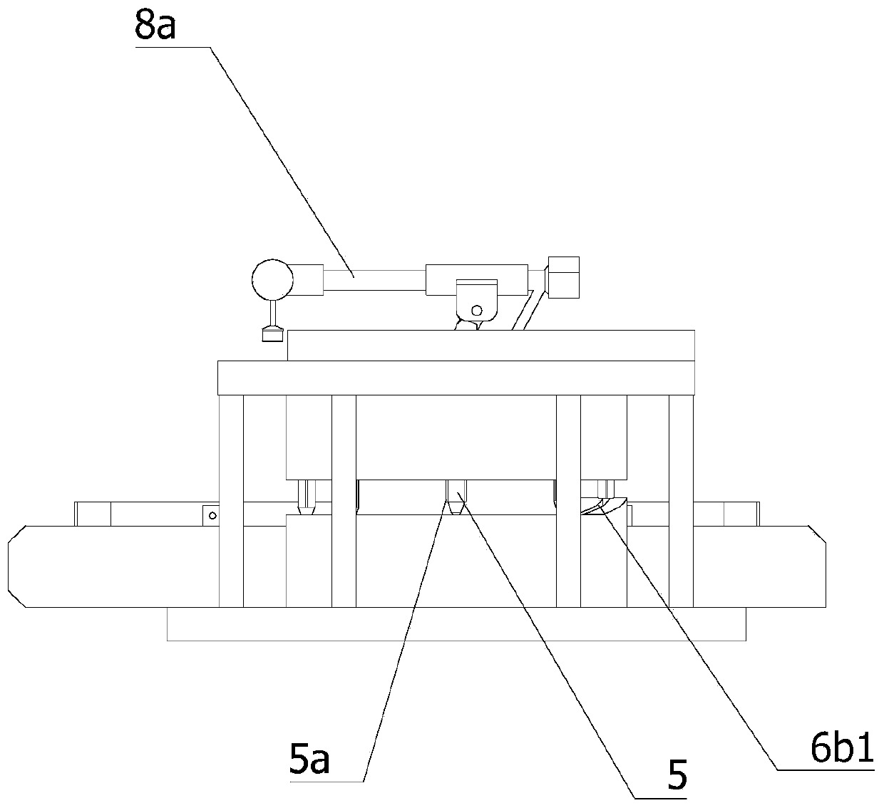 Crank connecting rod automatic swelling and breaking device